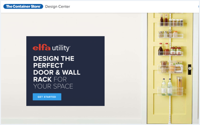 Container Store: Door & Wall Rack Designer